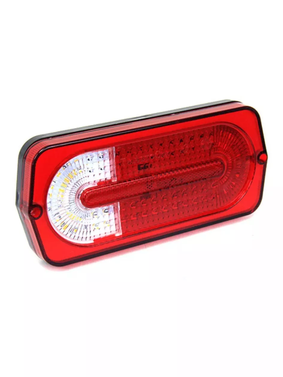 Фонарь в сборе (задний ) красн. УАЗ светод. LED 12B (со жгутом провод.)