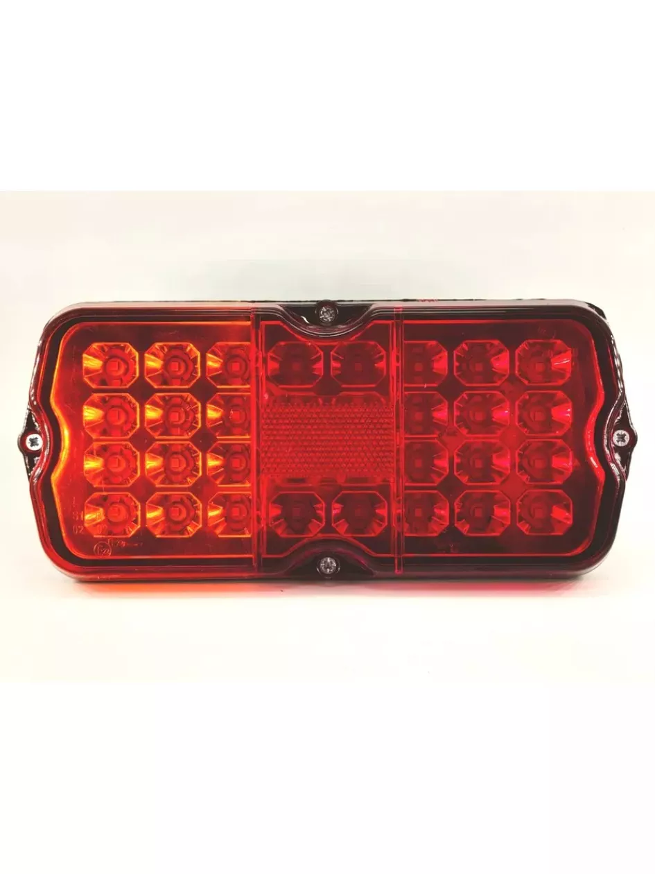 Фонарь в сборе (задний ) красн. УАЗ светод.. LED «NEON» 12B/24В (к-т 2шт.) с бег. повортником