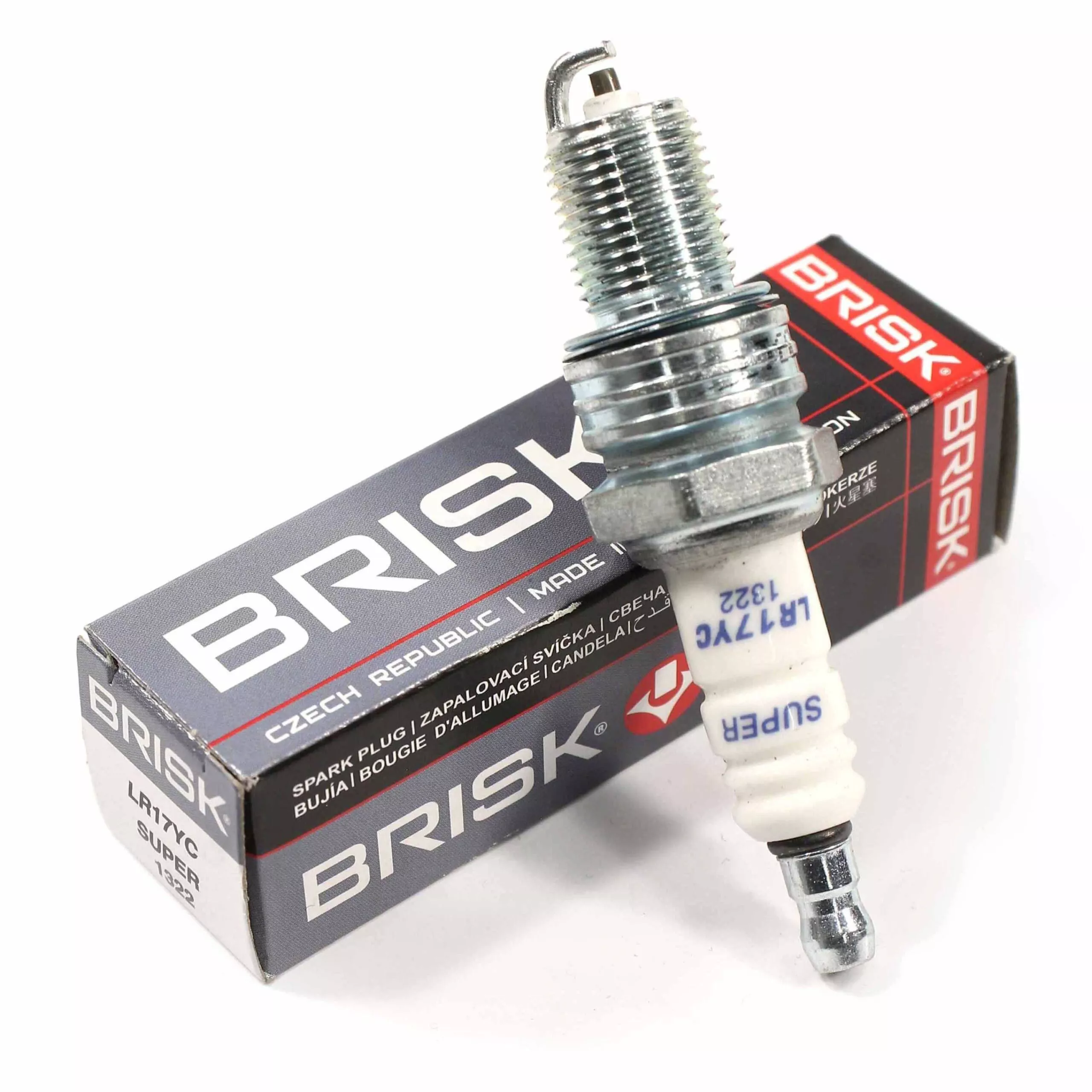 Свеча LR 17 YC-J Brisk дв.406,409 Евро-2 ключ 21 (4 шт) аналог А14ДВР
